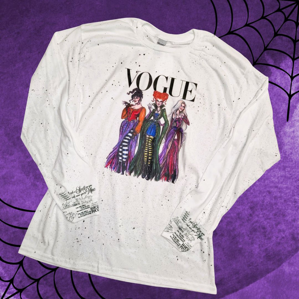 Boujee Witches Hocus Pocus Long Sleeve Tee-Apparel-LouisGeorge Boutique-LouisGeorge Boutique, Women’s Fashion Boutique Located in Trussville, Alabama