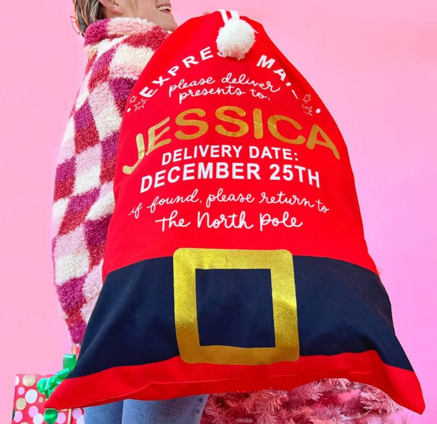 HO HO Hauler Customizable Santa Sack-Accessories-Packed Party-LouisGeorge Boutique, Women’s Fashion Boutique Located in Trussville, Alabama