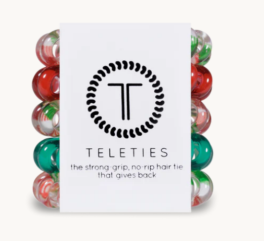 TELETIES Holiday Collection - Hair Tie - Tiny - Multiple Colors Available-Accessories-TELETIES-LouisGeorge Boutique, Women’s Fashion Boutique Located in Trussville, Alabama