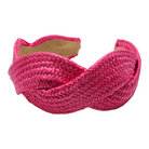 Hot Pink Straw Headband-Accessories-LouisGeorge Boutique-LouisGeorge Boutique, Women’s Fashion Boutique Located in Trussville, Alabama