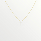 Mini Gold Cross Necklace-Necklaces-LouisGeorge Boutique-LouisGeorge Boutique, Women’s Fashion Boutique Located in Trussville, Alabama