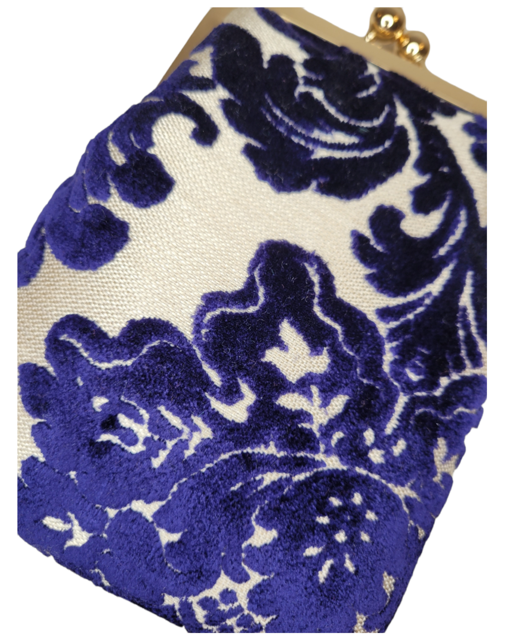 Birdie Crossbody - Sapphire Blue Chenille Mosaic-Handbags-Glenda Gies-LouisGeorge Boutique, Women’s Fashion Boutique Located in Trussville, Alabama