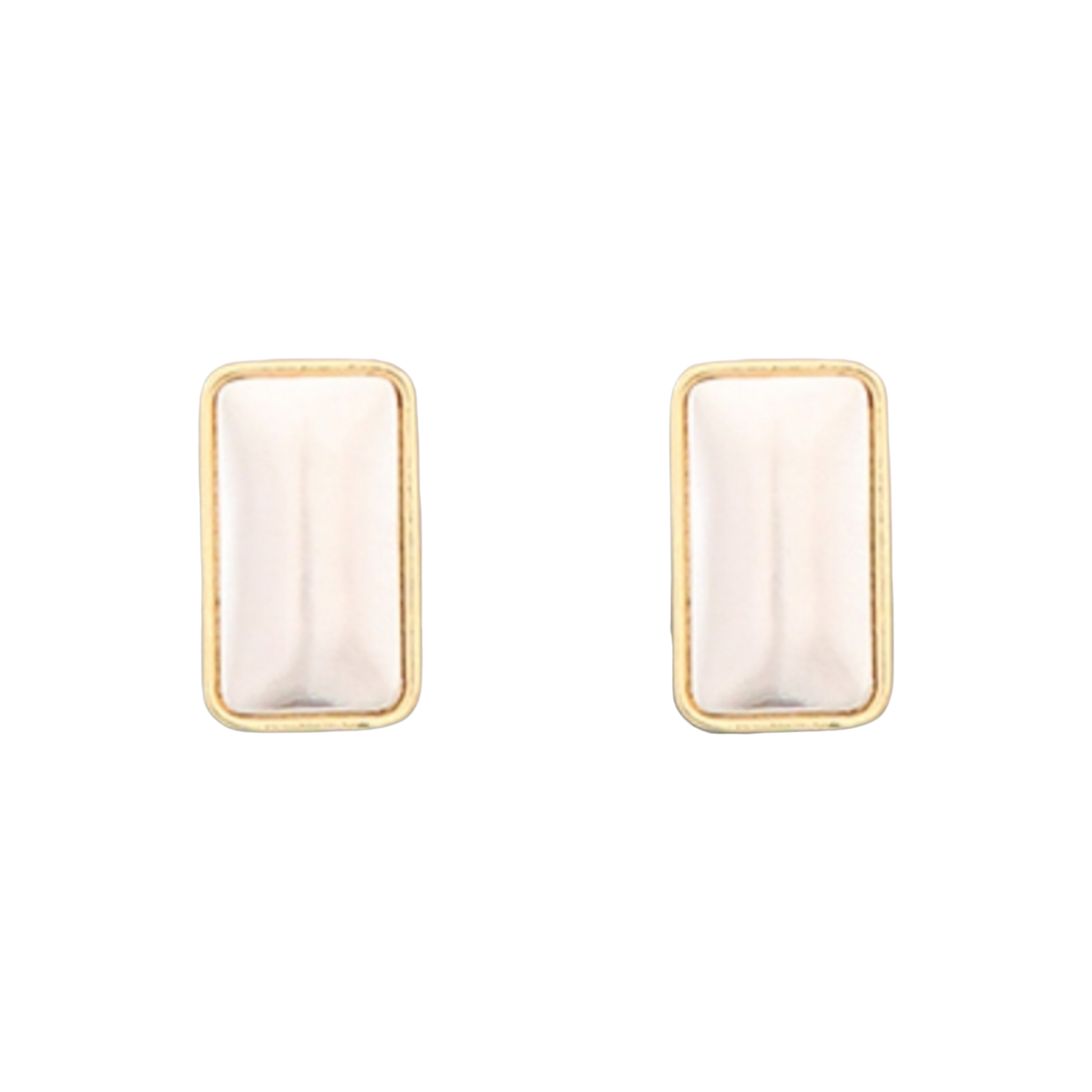 Silver & Gold Rectangle Studs-Earrings-louisgeorgeboutique-LouisGeorge Boutique, Women’s Fashion Boutique Located in Trussville, Alabama