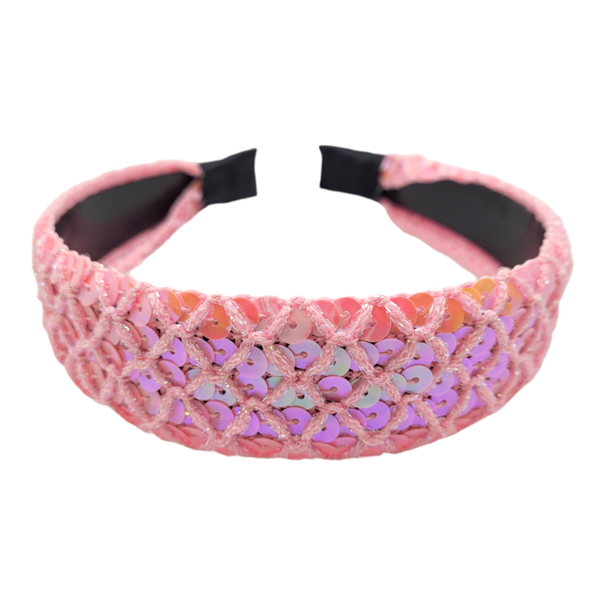 Pink Sequin Headband-Accessories-LouisGeorge Boutique-LouisGeorge Boutique, Women’s Fashion Boutique Located in Trussville, Alabama