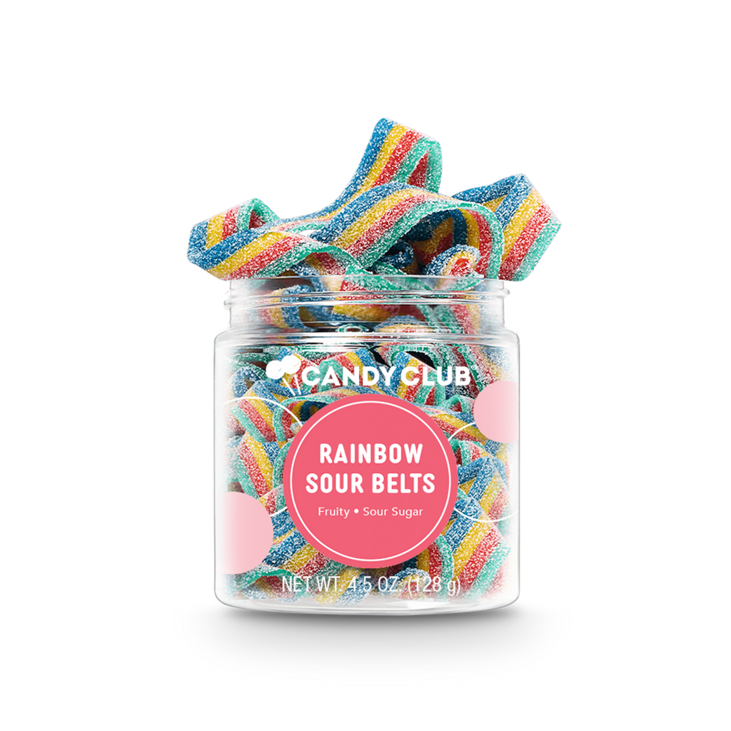Candy Club Rainbow Sour Belts • Fruity Sour Sugar-Treats-Candy Club-LouisGeorge Boutique, Women’s Fashion Boutique Located in Trussville, Alabama