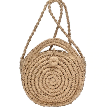 Round Straw Handbag - Available in 2 Colors-Handbags-LouisGeorge Boutique-LouisGeorge Boutique, Women’s Fashion Boutique Located in Trussville, Alabama