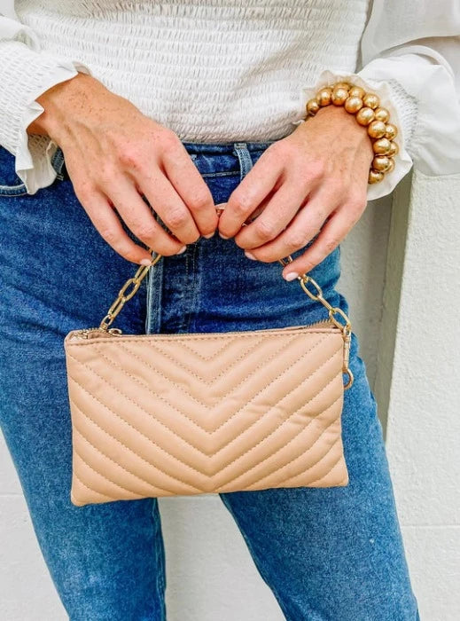Sherman Quilted Crossbody-Handbags-Caroline Hill-LouisGeorge Boutique, Women’s Fashion Boutique Located in Trussville, Alabama