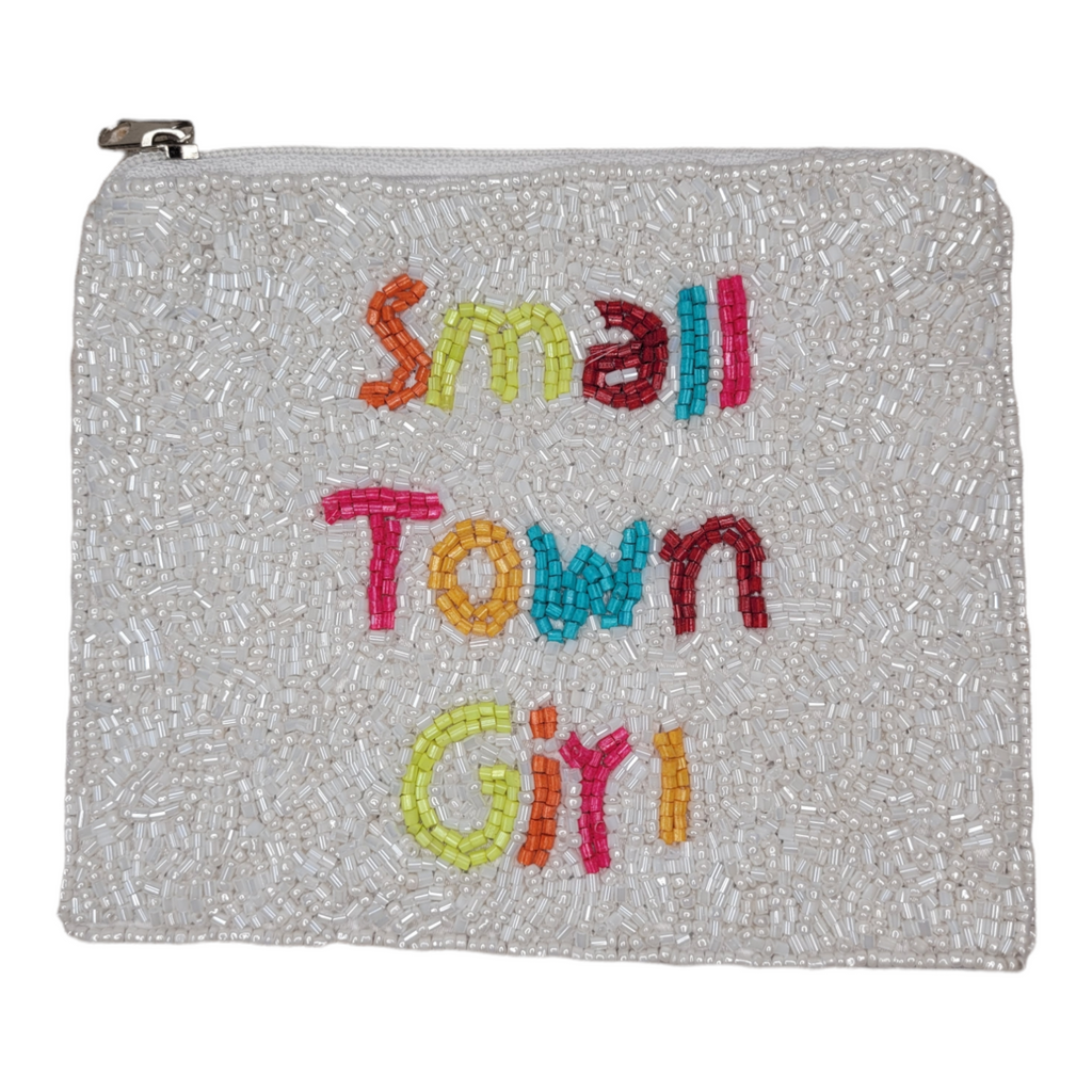 Small Town Girl Beaded Coin Purse-Accessories-louisgeorgeboutique-LouisGeorge Boutique, Women’s Fashion Boutique Located in Trussville, Alabama