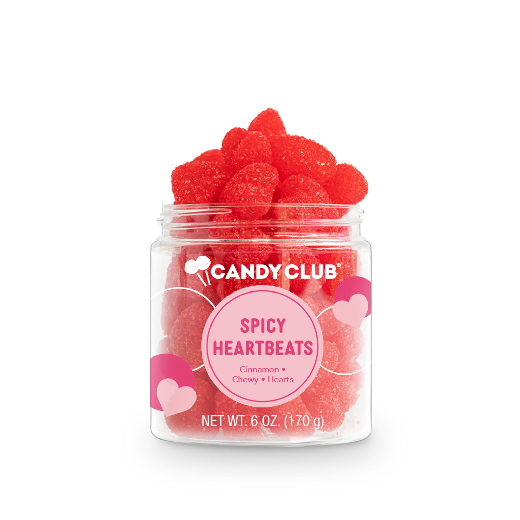 Candy Club Spicy Heartbeats • Cinnamon Gummy Hearts-Treats-Candy Club-LouisGeorge Boutique, Women’s Fashion Boutique Located in Trussville, Alabama