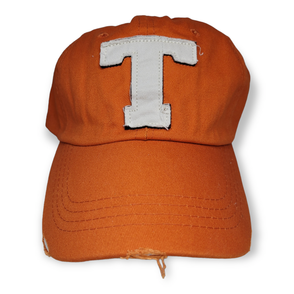 Orange & White T Vintage Cap-Accessories-louisgeorgeboutique-LouisGeorge Boutique, Women’s Fashion Boutique Located in Trussville, Alabama