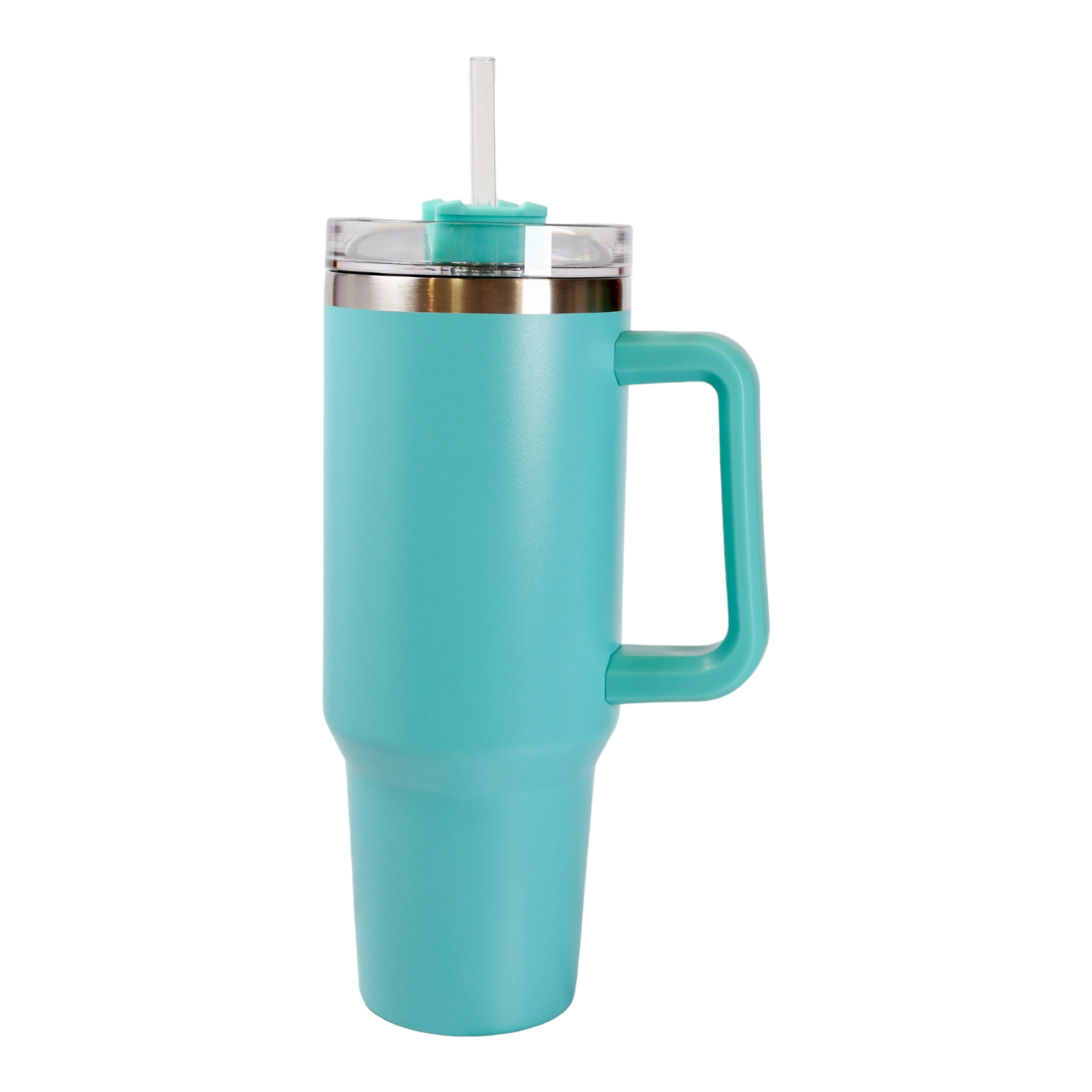 LouisG 40 OZ Travel Tumbler with Handle - Teal – LouisGeorge Boutique