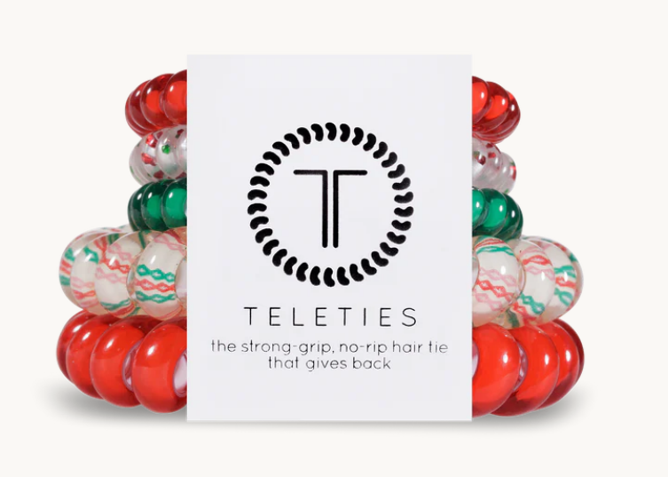 TELETIES Holiday Collection - Hair Tie - Mix Pack - Multiple Colors Available-Accessories-TELETIES-LouisGeorge Boutique, Women’s Fashion Boutique Located in Trussville, Alabama