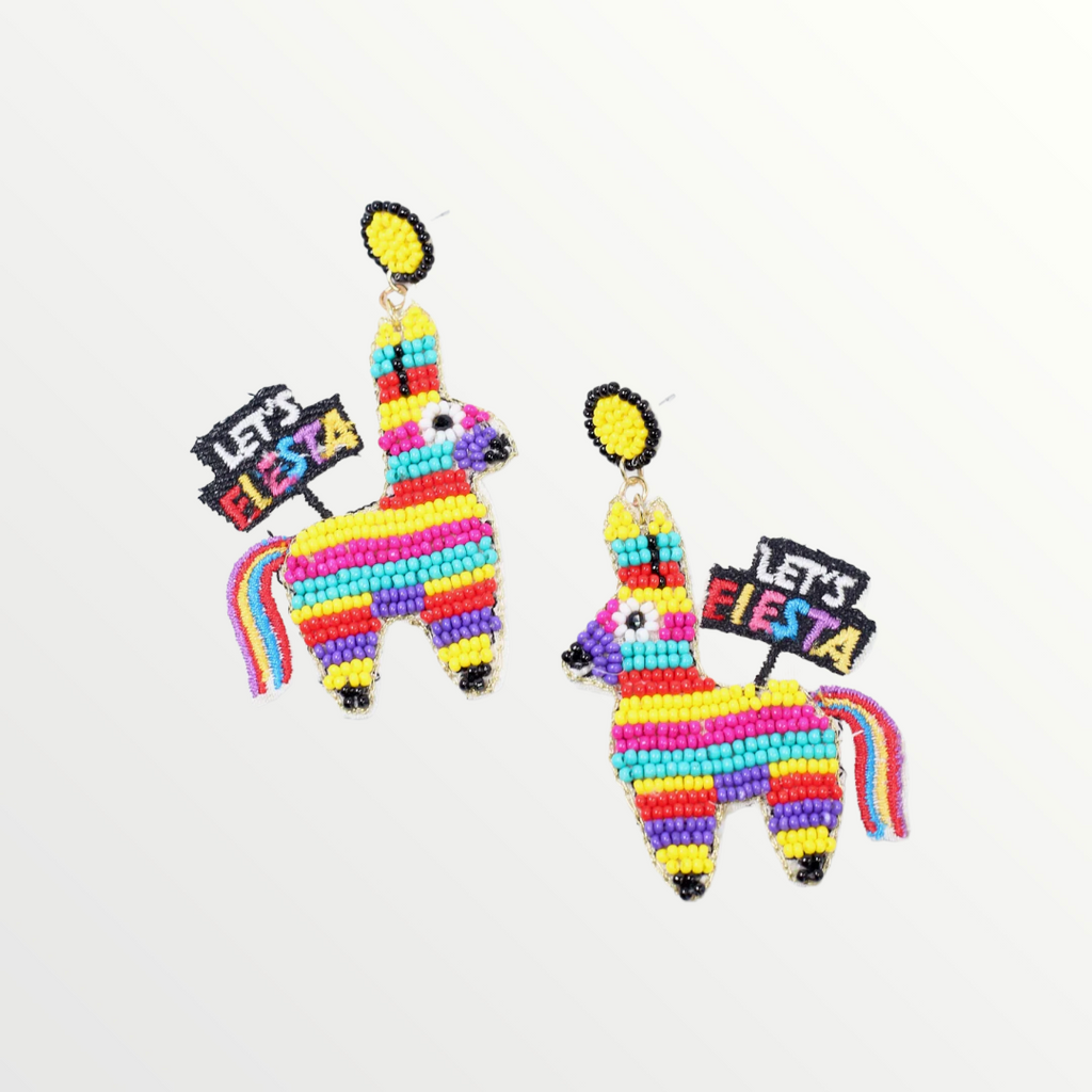 Let's Fiesta Pinata Earring-Earrings-Caroline Hill-LouisGeorge Boutique, Women’s Fashion Boutique Located in Trussville, Alabama